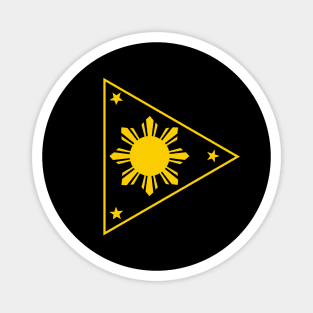 Philippines Three Stars and a Sun -Triangle v2 Magnet
